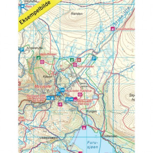 Carte de randonnée du Rondane 1:100 000