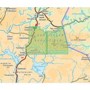 Saariselkä Sokosti 1:50 000
