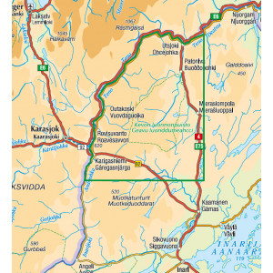 Utsjoki-Kevo 1:100 000, Outdoor Map