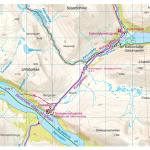 Carte & Guide Kungsleden n°2 : Kebnekaise - Saltoluokta