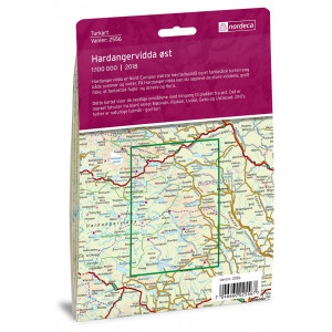 Hardangervidda Øst 1:100 000