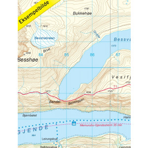 Jotunheimen Aust 1:50 000