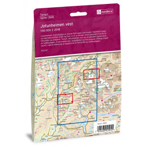 Jotunheimen Vest 1:50 000
