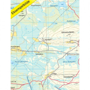 Carte de randonnée Lillehammer - Rena