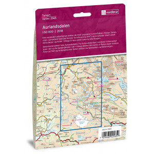 Carte de randonnée Aurlandsdalen 1:50 000 - Norvège