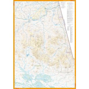 Carte de randonnée Urho Kekkosen kansallispuisto 1:50.000 - Finlande