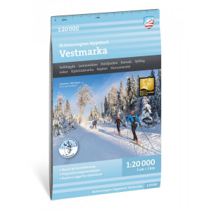 Carte ski de fond Vestmarka Oslo 1:20 000 – Calazo
