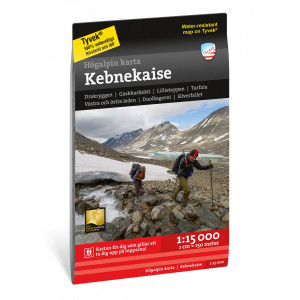 Carte Högalpin karta Kebnekaise 1:15.000