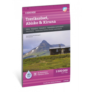 Carte Treriksröset, Abisko & Kiruna 1:100.000 - Calazo