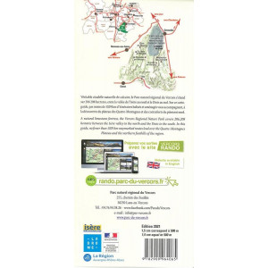 Carto-guides Promenades et Randonnées en Vercors Quatre-Montagnes et Piémont Nord