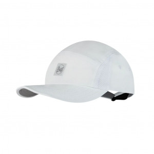 Buff 5 Panel Go Cap - Solid White