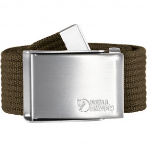 Belt with a metal buckle Fjällräven Canvas Belt - Olive Foncé/Dark/Olive