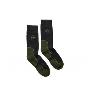 Chaussettes chaude en laine mérinos Aclima WarmWool Socks-Olive/Gris