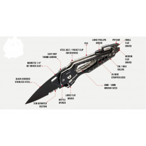 Couteau multifonction True Utility Smartknife +
