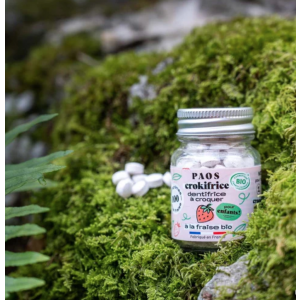 Paos organic chewable toothpaste bottle-Crokifrice