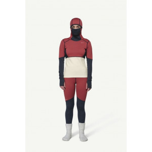 Warm underwear Devold Expedition Arctic Pro Hoodie Woman - Marsala