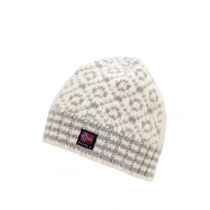 Pure new wool hat Devold Svalbard Wool Beanie_Offwhite/Grey