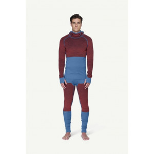 Sous-vêtement manches longues en laine mérinos Devold Tuvegga Merino Hoodie Man - Cayenne