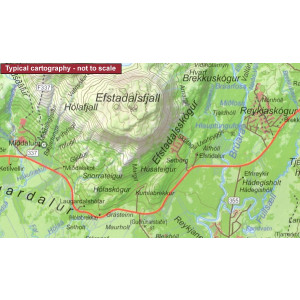 Landmannalaugar, Þórsmörk, Fjallabak 1:100 000 – Sérkort 4