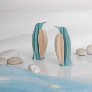 Manchot en bois Lovi Penguin