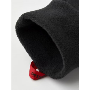 Warm tactile fleece gloves Hestra Windshield Liner Gloves-Noir