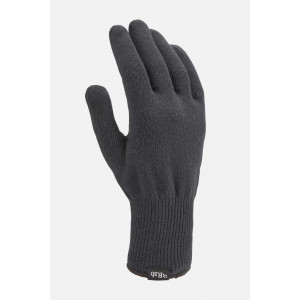 Gants chauds et légers en Thermolite® Rab Stretch Knit Gloves-Noir