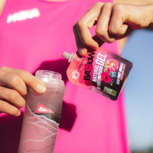 Organic energy gel for intense effort Baouw Natural Gel Red Fruits - Hibiscus 