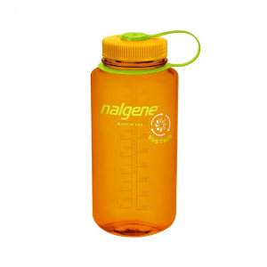 Nalgene Wide Mouth Sustain Water Bottle 1L - Clementine