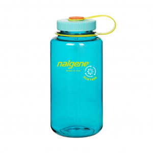 Nalgene Wide Mouth Sustain Water Bottle 1L - Cerulean