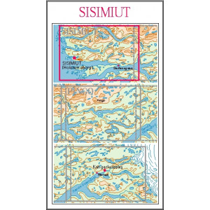 N° 10 - Sisimiut – Groenland Ouest – Carte de randonnée - 1 :100 000