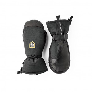 Moufles en cuir chaudes et imperméables Hestra CZone Mountain Mit - Noir