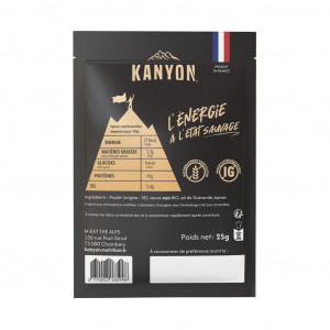 High protein dried meat snacks Kanyon Jerky Poulet Thaï - 25g