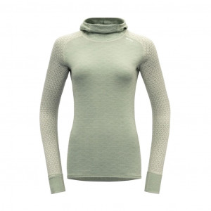 Soft, comfortable underwear Devold Kvitegga Merino 230 Hoodie Woman-Raw White