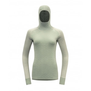 Soft, comfortable underwear Devold Kvitegga Merino 230 Hoodie Woman-Raw White