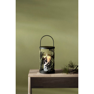 Teemu Järvi – Lanterne à bougie verre/métal Conifer 37 cm