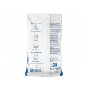 10 travel wipes Care Plus Hygiene Handy Wash Wipes