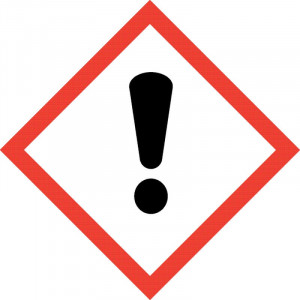 GHS07 - Point d'exclamation : Dangereux pour la santé/Dangereux pour la couche d'ozone