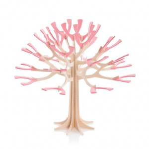 Arbre de saisons en bois Lovi Season Tree Rose / Pink