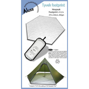 Luxe Outdoor Hexpeak Tyvek Footprint 274 x 232 cm