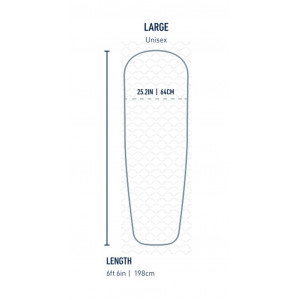 Sea to Summit Ether Light XR Insulated Large - Gris