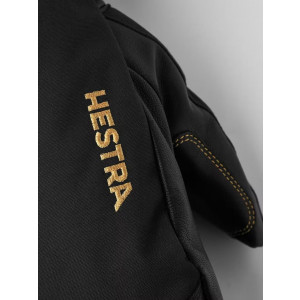 Warm, waterproof leather mittens Hestra Army Leather Gore-Tex Mitt-Black