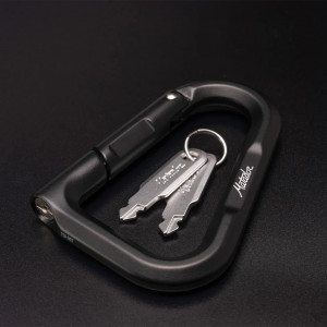 Aluminium carabiner with locking system Matador Betalock