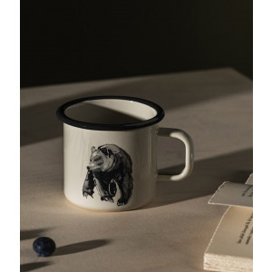 Tasse en émail Muurla Enamel Mug 3,7dl Ours / Bear