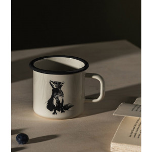 Tasse en émail Muurla Enamel Mug 3,7dl Renard / Fox