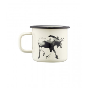 Tasse en émail Muurla Enamel Mug 3,7dl Elan / Elk