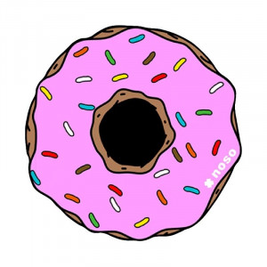 NoSo Patch Logo - Pink Donut