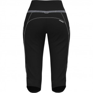 Lightweight hiking capri trousers Crazy Mid-Short Exit Woman - Noir/ Black