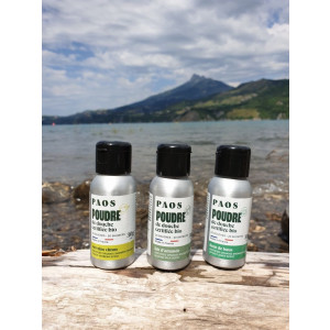 Paos organic certified shower powder - lotus flowe