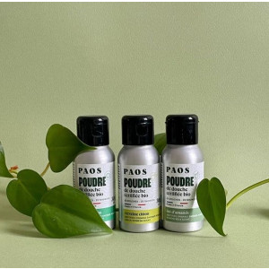 Paos organic certified shower powder - lotus flowe