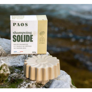Paos Solid Shampoo with organic grape seed oil